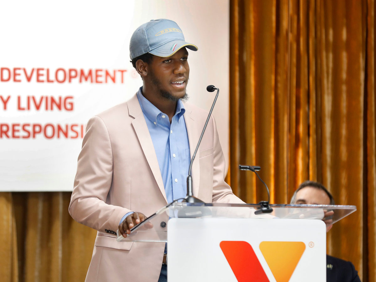 Jaren Savage at the Weingart East Los Angeles YMCA Jaren Savage at the Weingart East Los Angeles YMCA