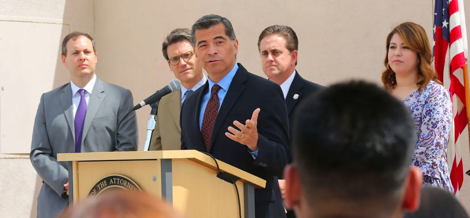 CA. Attorney General Xavier Becerra and Cal State LA Executive Vice President Jose A. Gomez announced their support for DACA.
