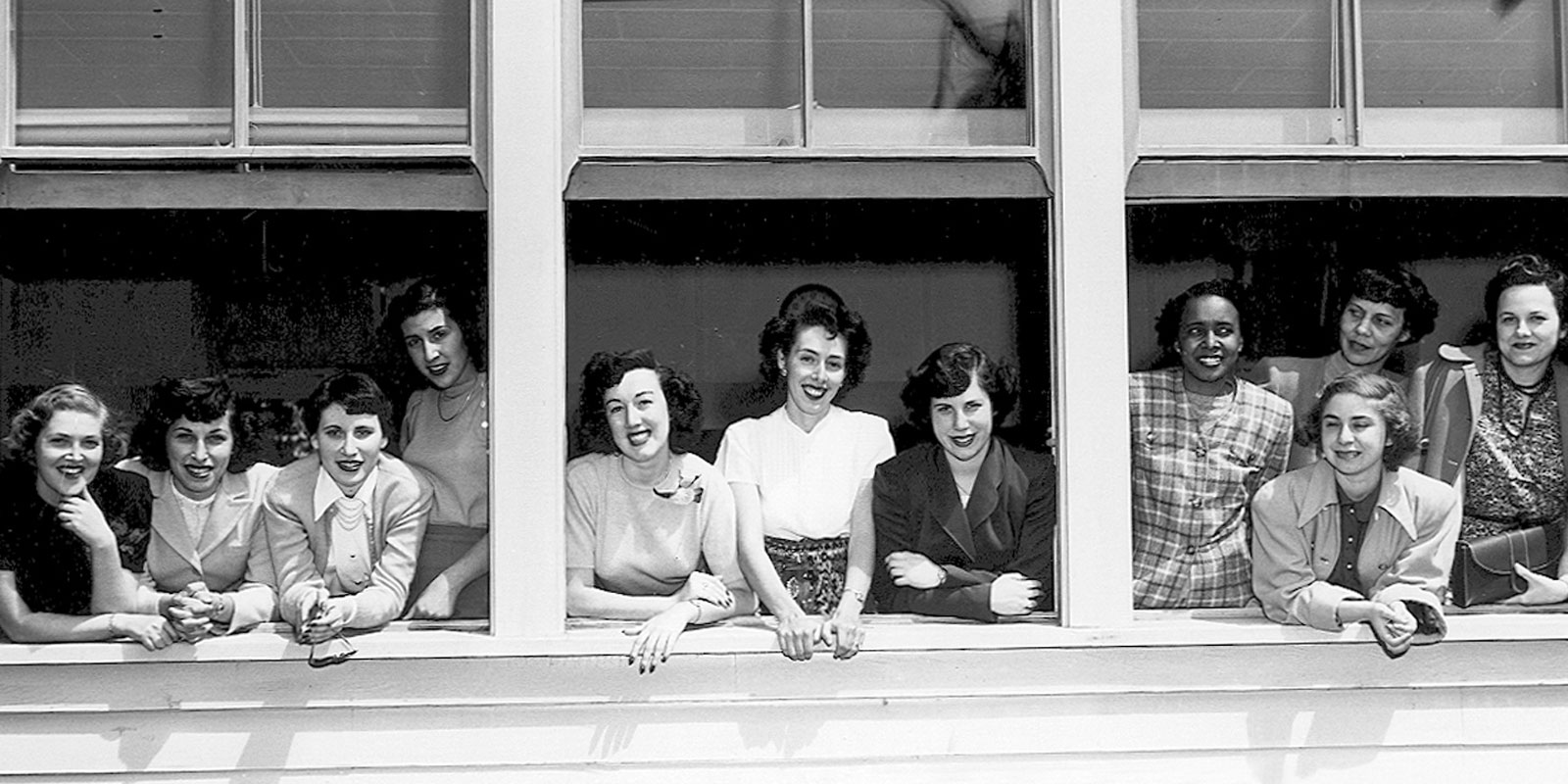 Cal State LA alumni class notes Lead photo: Los Angeles State College, Sorority, Circa 1955. Image courtesy of Cal State LA Special Collections & Archives “Pictures of Our Past” Collection.