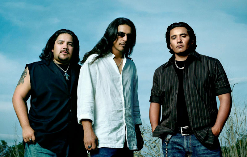 Los Lonely Boys at the Luckman Theatre at Cal State LA. Photo of musicians Los Lonely Boys