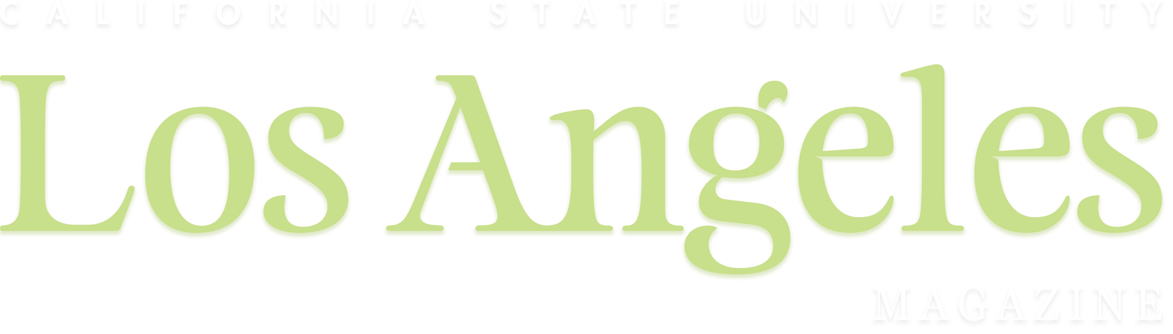 Cal State LA Magazine Logo Cal State LA Magazine Logo