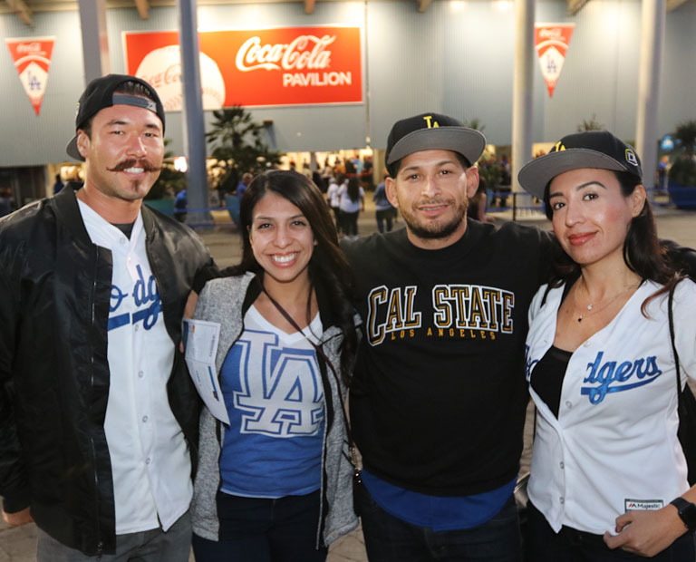 Alumni reunite at Dodger stadium for Cal State LA Night. Alumni reunite at Dodger stadium for Cal State LA Night.