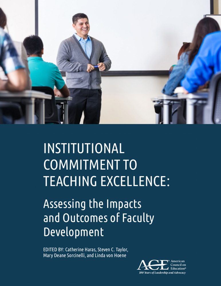 Book cover for "Institutional Commitment to Teaching Excellence" Book cover for "Institutional Commitment to Teaching Excellence"