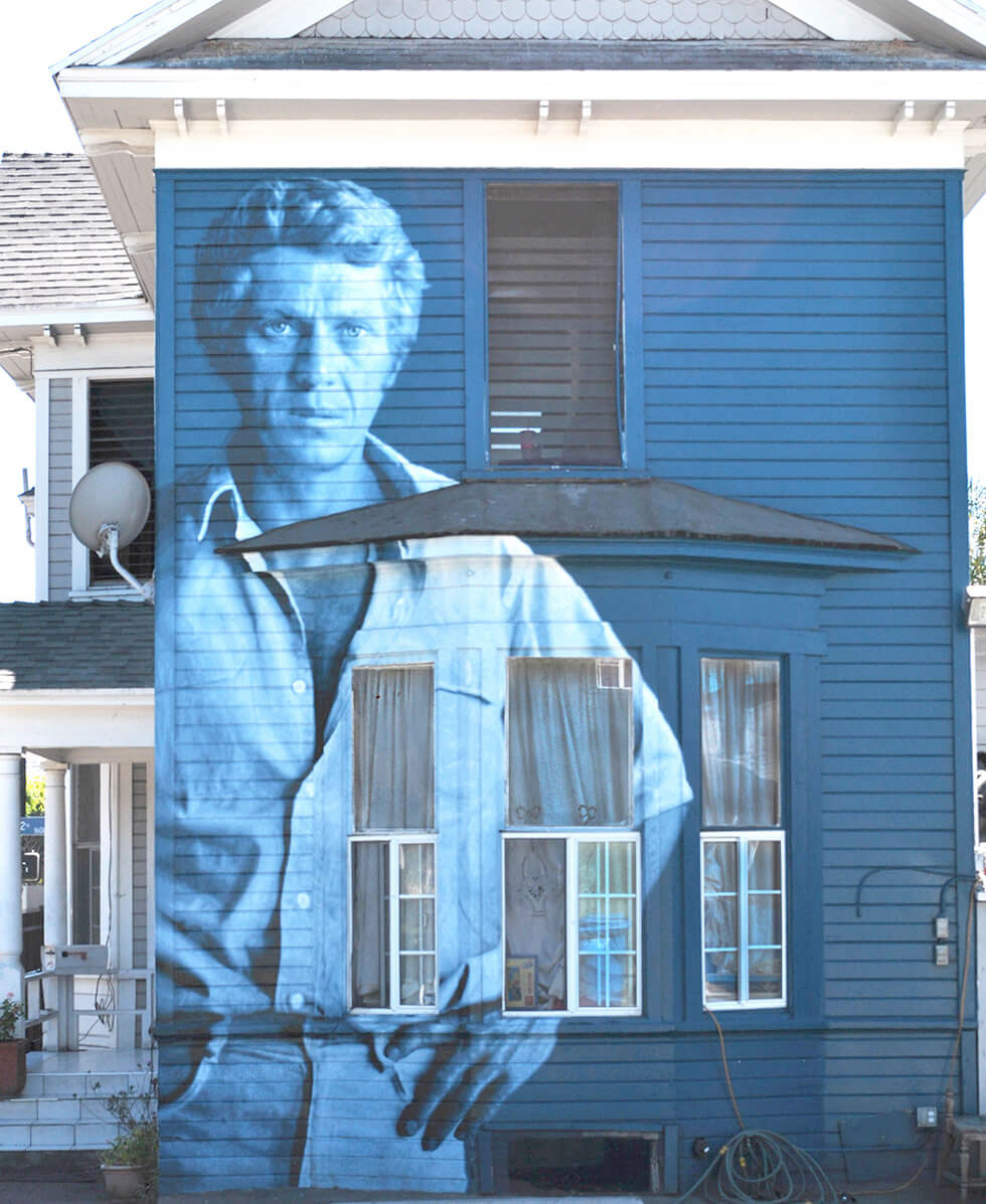 Kent Twitchell art of Steve McQueen