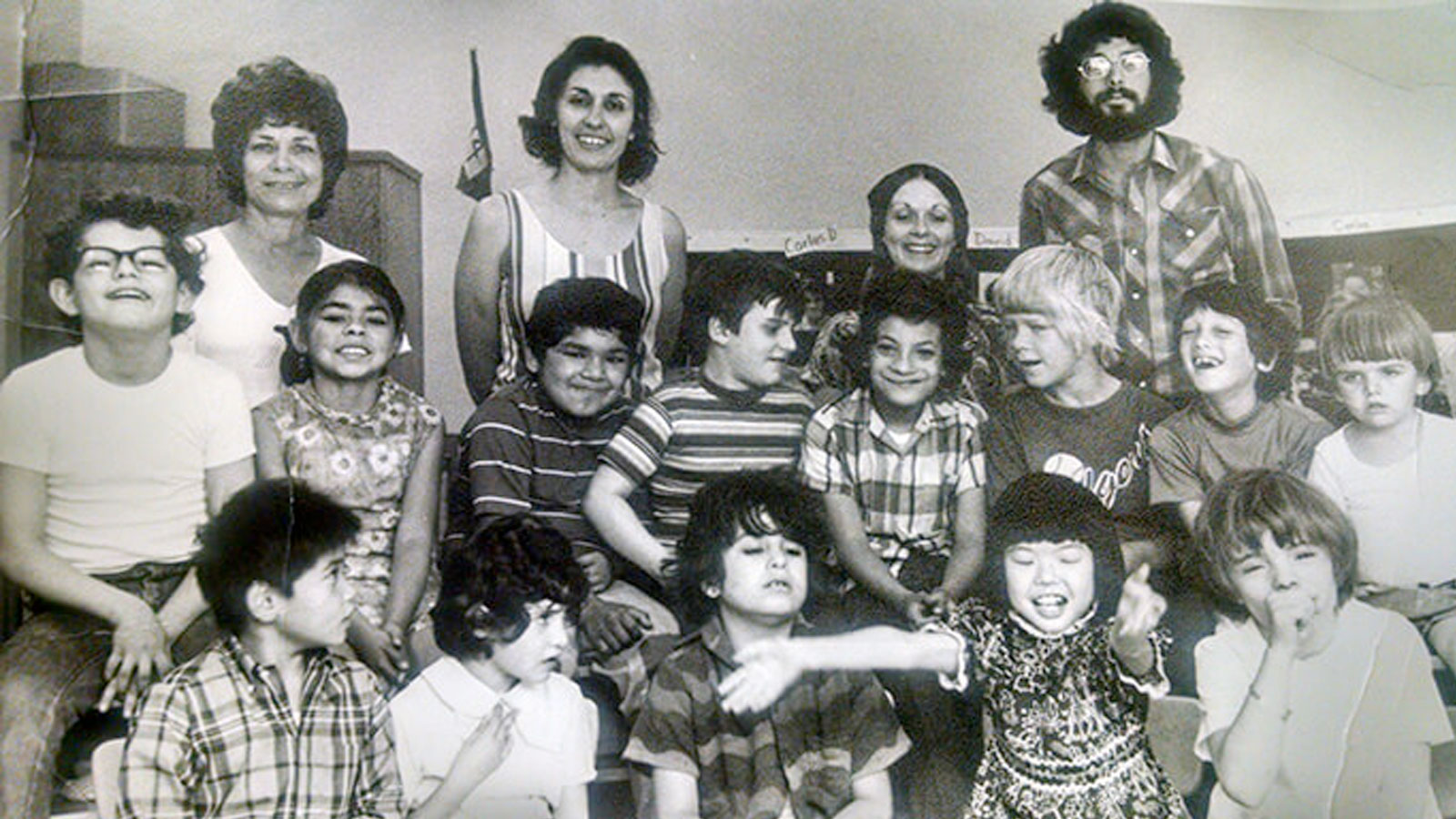 Marquita Grenot-Scheyer and her class Marquita Grenot-Scheyer and class
